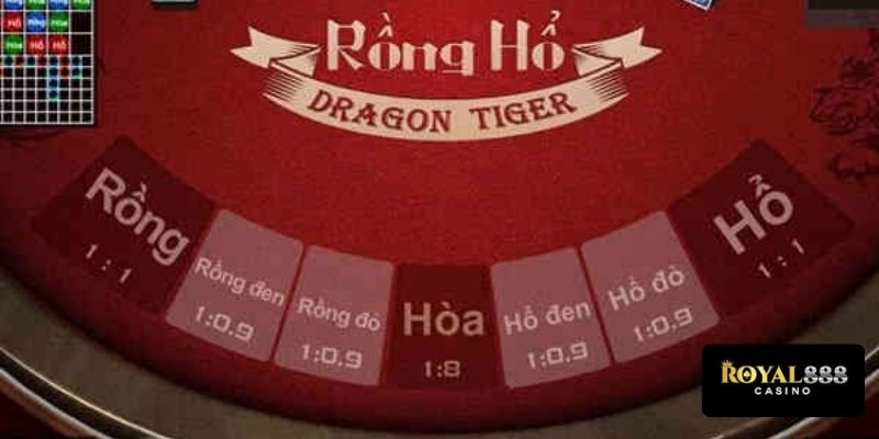 Chơi Dragon Tiger tại Live Casino Royal888